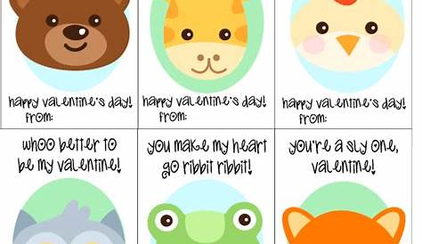 valentine's day cards for kids printable