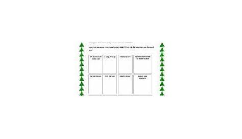 second grade natural resources worksheet