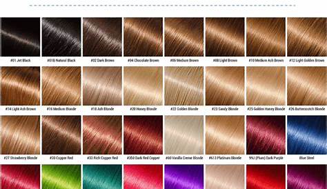 Free Printable Hair Color Charts (PDF)