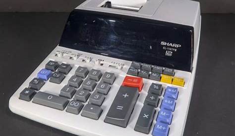 Sharp EL-1197PIII Printing Calculator for sale online | eBay