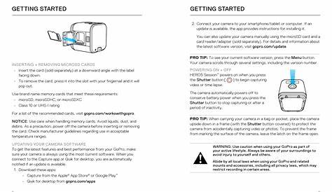 GoPro Session 5 Owners Manual