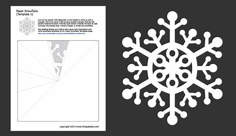 Printable Snowflake Pattern Printable 3d Snowflake Template | Classles