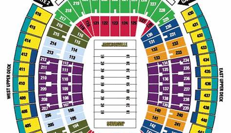 jacksonville stadium seating chart