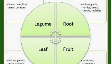 vegetable garden rotation chart