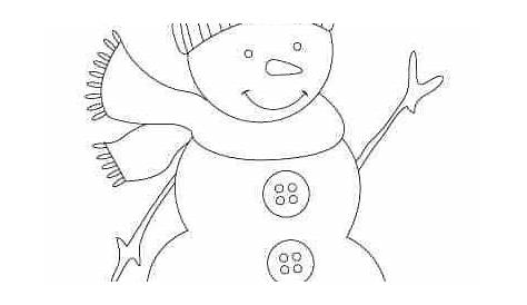 snowman cut and paste printable