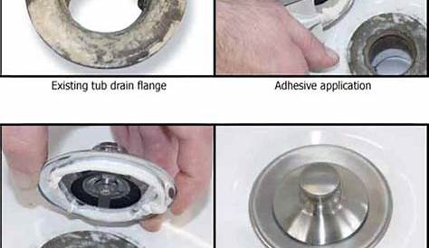 install tub drain replacement kit