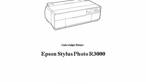 Epson_R3000_Service_Manual.pdf | Electrical Connector | Printer (Computing)