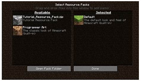 Tutorials/Creating a resource pack – Official Minecraft Wiki