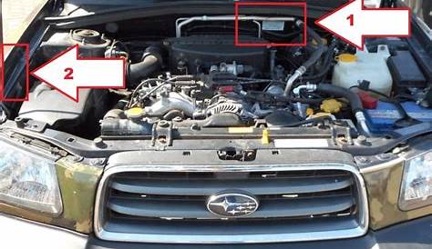 Subaru Forester (2000-2002) - Where is VIN Number | Find Chassis Number