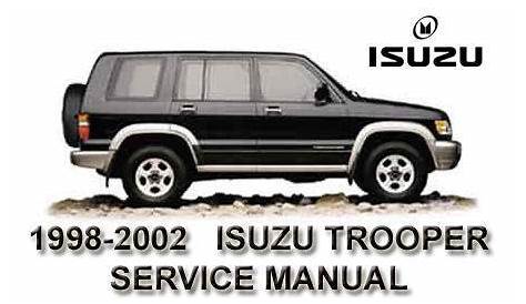 isuzu trooper 1995 manual