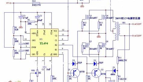 200W voltage inverter circuit diagram - Power_Supply_Circuit - Circuit