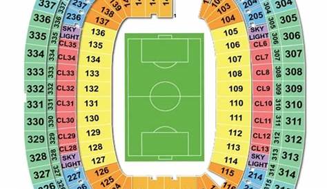 gillete stadium seating chart