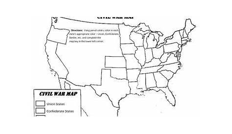 Free Printable Civil War Maps - PRINTABLE TEMPLATES
