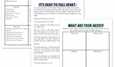 grief recovery handbook worksheets