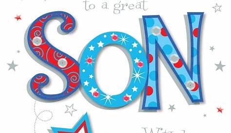 Great Son Happy Birthday Greeting Card | Cards | Love Kates