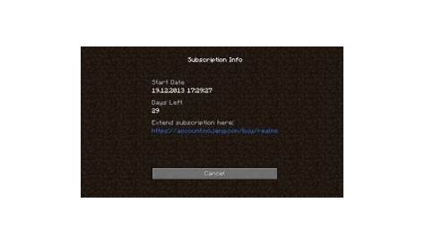 how to update realms in minecraft