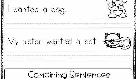 writing worksheets for second graders
