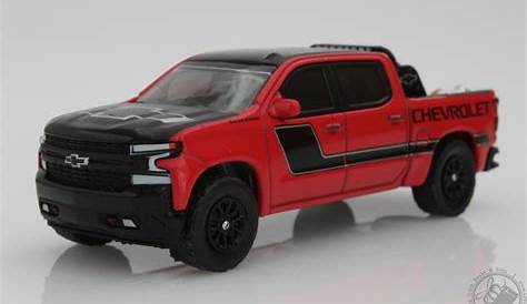 2019 Chevy Silverado w/ Tools in Bed 1:64 Scale Diecast Model (Red) by