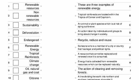 33 Energy Worksheet Answer Key - support worksheet