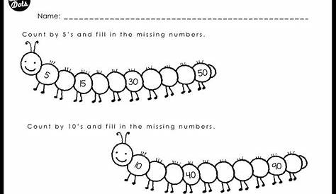 Skip Count by 2, 5 and 10 Worksheets for Kindergarten to Grade 1