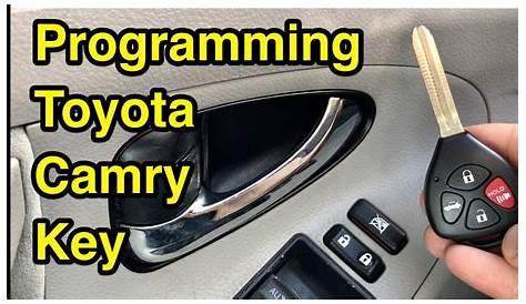 How to program Toyota Camry key and remote - YouTube