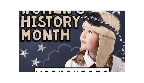 Women's History Month Worksheets & Printables by Glitter in Third