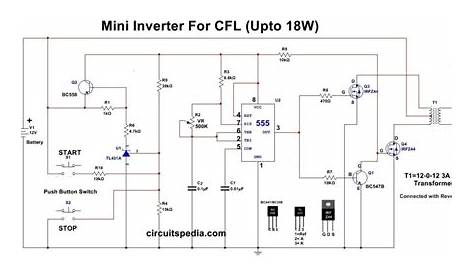45w cfl inverter circuit diagram