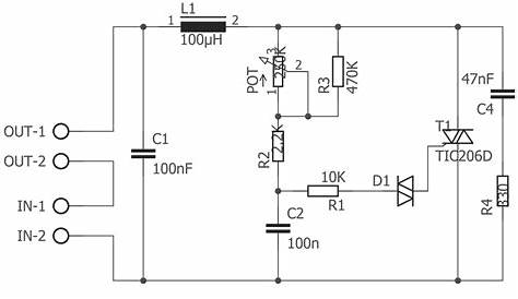 Dimmer Light Switch Circuit With Triac - Xtronic