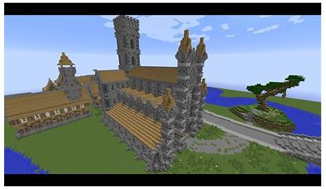 Minecraft Medieval Builds- Medieval Church/Cathedral Tutorial- Part 3