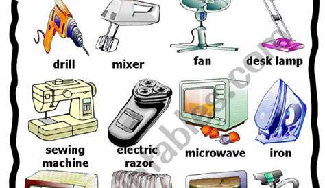 Things That Use Electricity Worksheets | 99Worksheets