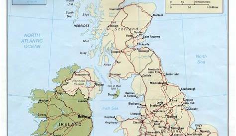 Maps of the United Kingdom | Detailed map of Great Britain in English
