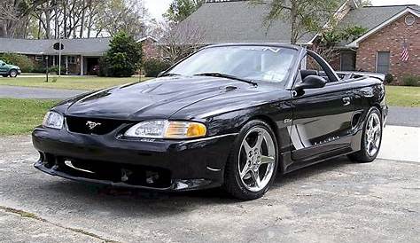 Black 1997 Saleen S281 Ford Mustang Convertible - MustangAttitude.com