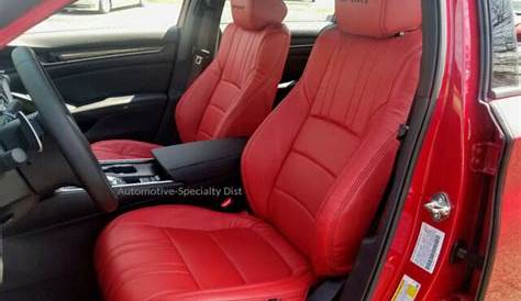 honda accord red leather seats
