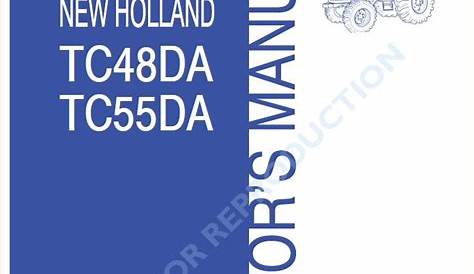new holland tractor operators manual