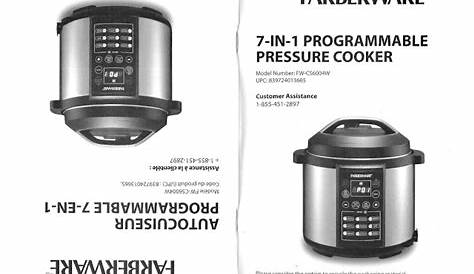 Farberware Pressure Cooker Manual Download - browntoys
