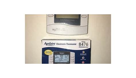 Aprilaire 8476 Electronic Programmable Thermostat 5-1-1 5-2 Day Heat