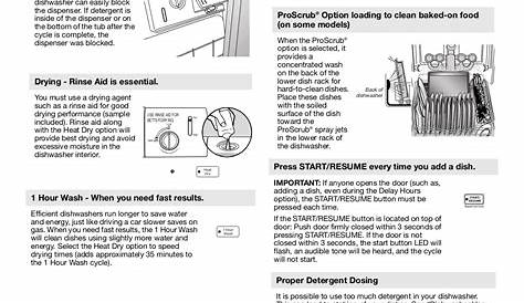 PDF manual for KitchenAid Dishwasher KUDS35FXSS