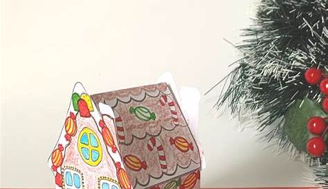 Gingerbread House Template Craft (Free Printable) - 24hourfamily.com