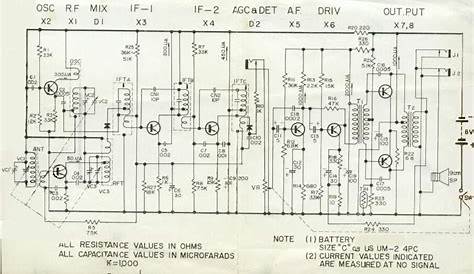 8 transistor radio schematic