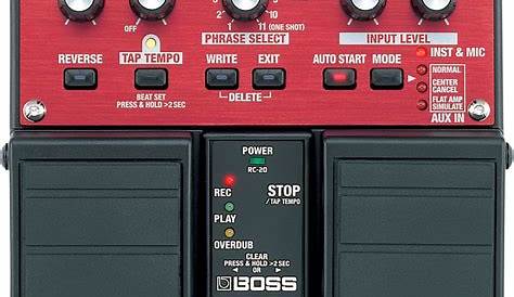 BOSS - RC-20 | Loop Station | Station, Loop, Effects pedals