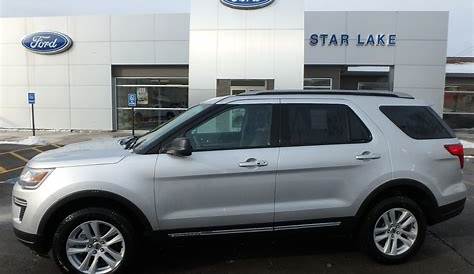 2018 silver ford explorer