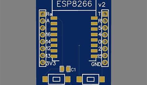 esp8266 breakout board schematic