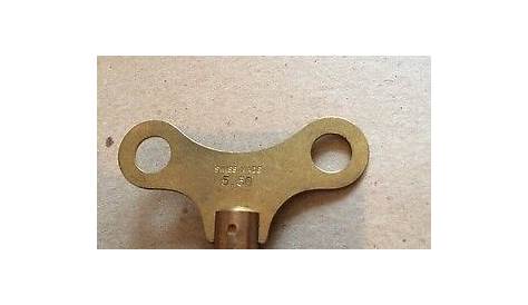 Clock winding key size 5.50 No 16 2 1/5" EXTRA WIDE More Sizes in STOCK