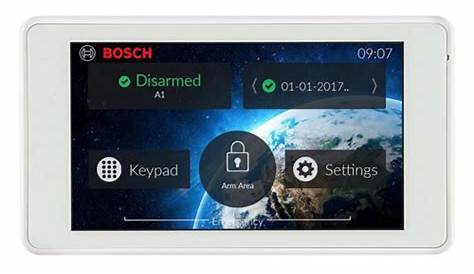 Bosch alarm 5" Hi-RES Touch Screen Code pad keypad suit 2000 and 3000