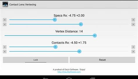 Contact Lens Vertexing - Android Apps on Google Play