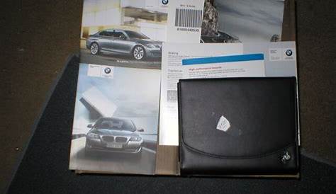 2011 BMW 5 Series owners manual set with cover case | eBay