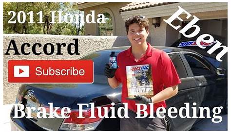 2011 Honda Accord Brake Fluid Change & Bleeding - YouTube