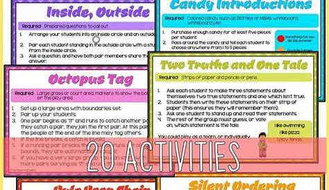 Team Building Activities For Students / 10 Terrific Team-Building