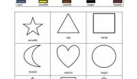 spanish colors worksheets