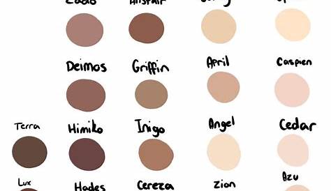 Pin by S on Skin color reference | Skin color palette, Color palette